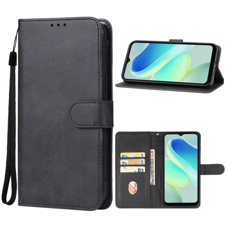 For Blackview Oscal Flat 1C Leather Phone Case(Black) - More Brand by PMC Jewellery | Online Shopping South Africa | PMC Jewellery