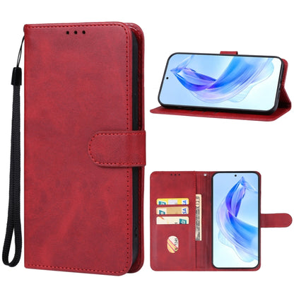 For Honor 90 Lite Leather Phone Case(Red) - Honor Cases by PMC Jewellery | Online Shopping South Africa | PMC Jewellery | Buy Now Pay Later Mobicred