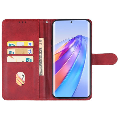 For Honor X50 Leather Phone Case(Red) - Honor Cases by PMC Jewellery | Online Shopping South Africa | PMC Jewellery | Buy Now Pay Later Mobicred