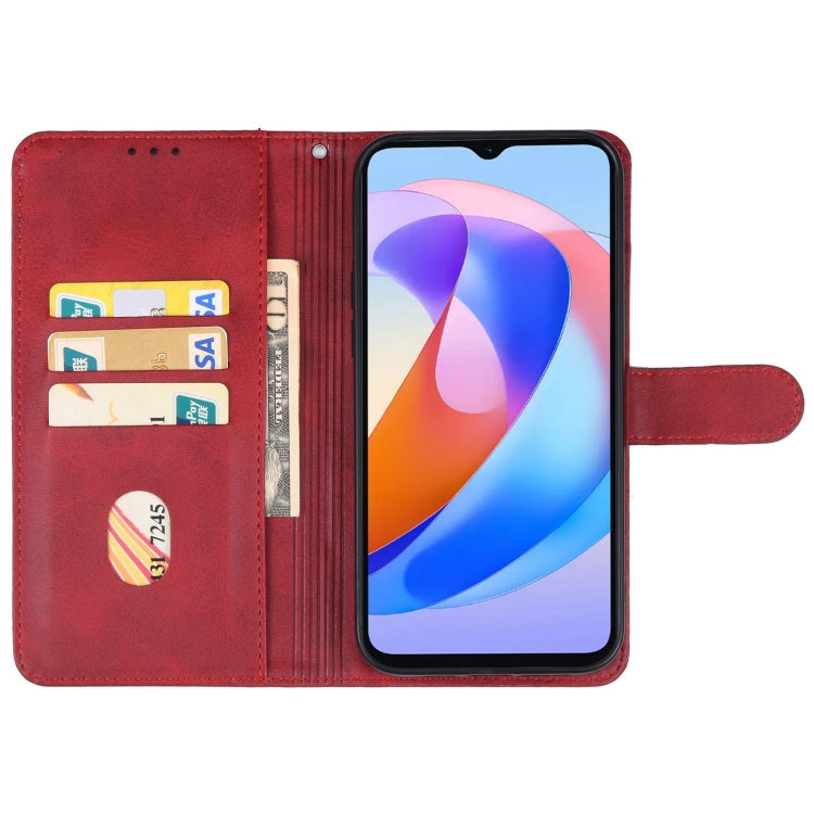 For Honor Play 40C / Honor X5 Plus Leather Phone Case(Red) - Honor Cases by PMC Jewellery | Online Shopping South Africa | PMC Jewellery | Buy Now Pay Later Mobicred