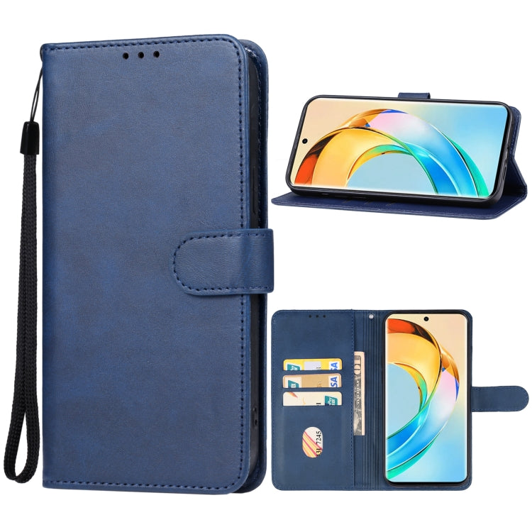 For Honor X9b Leather Phone Case(Blue) - Honor Cases by PMC Jewellery | Online Shopping South Africa | PMC Jewellery | Buy Now Pay Later Mobicred