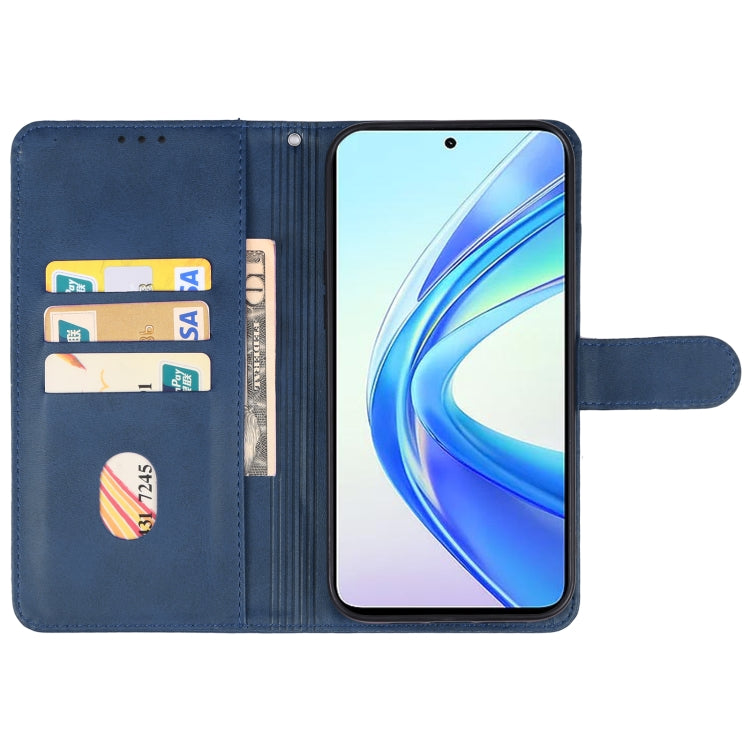 For Honor X7b Leather Phone Case(Blue) - Honor Cases by PMC Jewellery | Online Shopping South Africa | PMC Jewellery | Buy Now Pay Later Mobicred