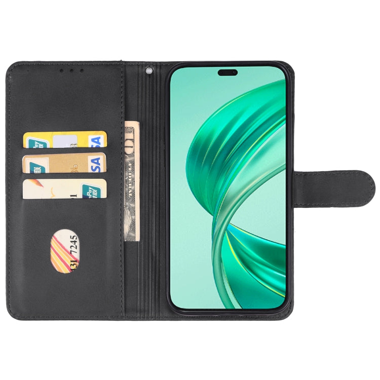 Honor X8b Leather Phone Case(Black) - Honor Cases by PMC Jewellery | Online Shopping South Africa | PMC Jewellery | Buy Now Pay Later Mobicred