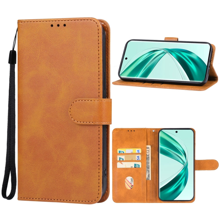 For Honor X50 Pro Leather Phone Case(Brown) - Honor Cases by PMC Jewellery | Online Shopping South Africa | PMC Jewellery | Buy Now Pay Later Mobicred