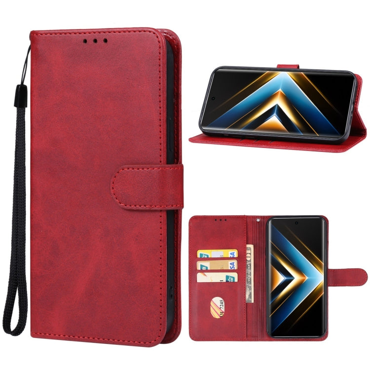 For Honor X50 GT Leather Phone Case(Red) - Honor Cases by PMC Jewellery | Online Shopping South Africa | PMC Jewellery | Buy Now Pay Later Mobicred