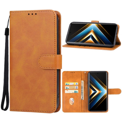 For Honor X50 GT Leather Phone Case(Brown) - Honor Cases by PMC Jewellery | Online Shopping South Africa | PMC Jewellery | Buy Now Pay Later Mobicred