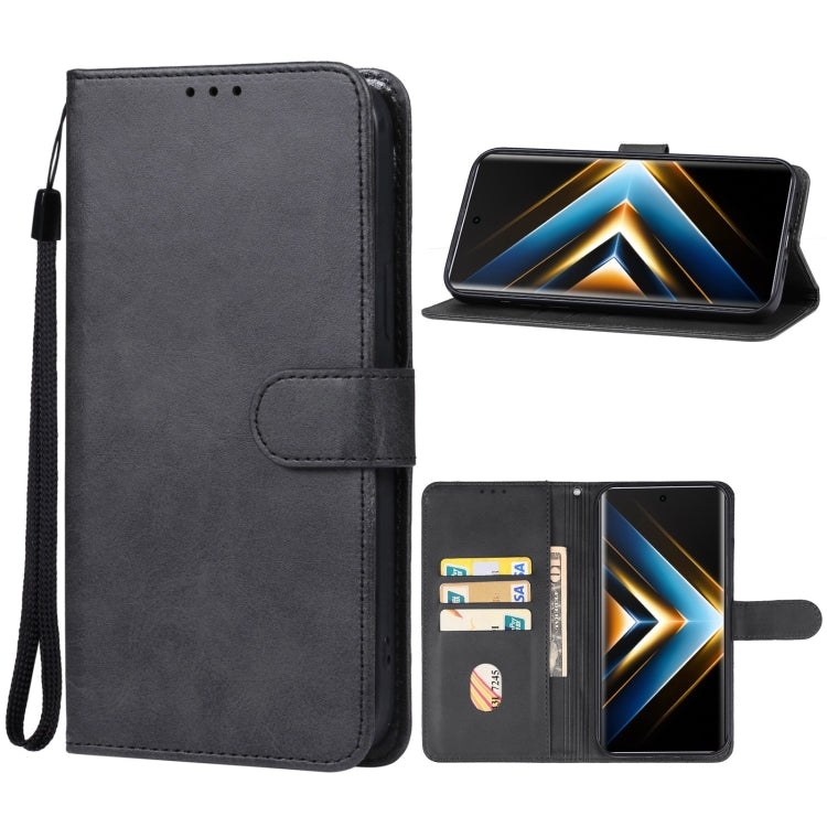 For Honor X50 GT Leather Phone Case(Black) - Honor Cases by PMC Jewellery | Online Shopping South Africa | PMC Jewellery | Buy Now Pay Later Mobicred