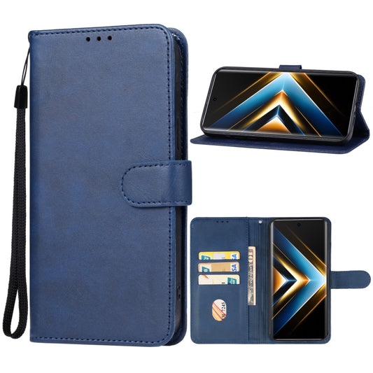 For Honor X50 GT Leather Phone Case(Blue) - Honor Cases by PMC Jewellery | Online Shopping South Africa | PMC Jewellery | Buy Now Pay Later Mobicred