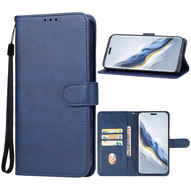 For Honor Magic6 Leather Phone Case(Blue) - Honor Cases by PMC Jewellery | Online Shopping South Africa | PMC Jewellery | Buy Now Pay Later Mobicred