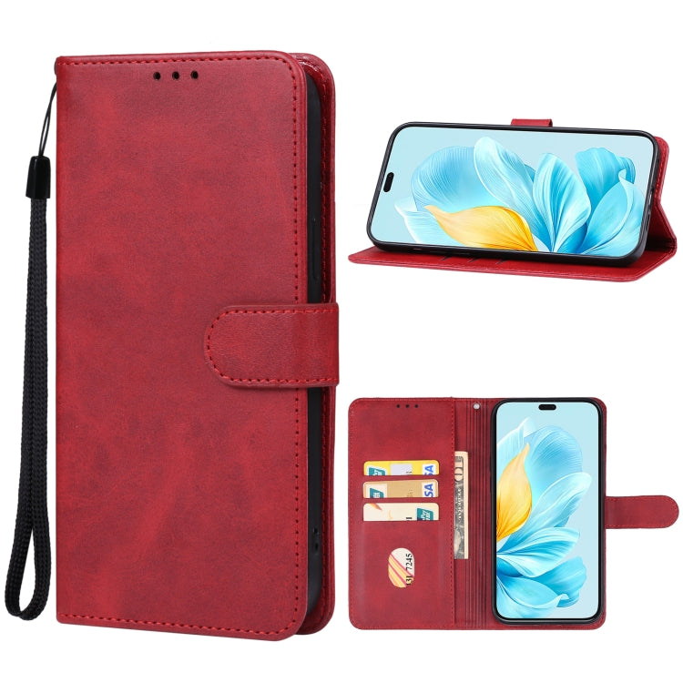 For Honor 200 Lite Global Leather Phone Case(Red) - Honor Cases by PMC Jewellery | Online Shopping South Africa | PMC Jewellery | Buy Now Pay Later Mobicred