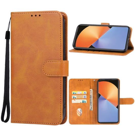 For Infinix Note 30 Pro Leather Phone Case(Brown) - Infinix Cases by PMC Jewellery | Online Shopping South Africa | PMC Jewellery | Buy Now Pay Later Mobicred