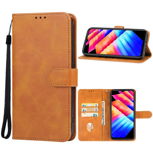 For Infinix Note 30i Leather Phone Case(Brown) - Infinix Cases by PMC Jewellery | Online Shopping South Africa | PMC Jewellery | Buy Now Pay Later Mobicred