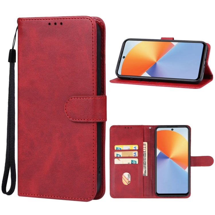 For Infinix Note 30 5G Leather Phone Case(Red) - Infinix Cases by PMC Jewellery | Online Shopping South Africa | PMC Jewellery | Buy Now Pay Later Mobicred