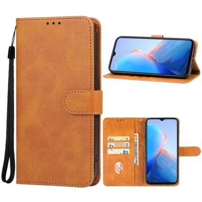 For Infinix Smart 8 Leather Phone Case(Brown) - Infinix Cases by PMC Jewellery | Online Shopping South Africa | PMC Jewellery | Buy Now Pay Later Mobicred