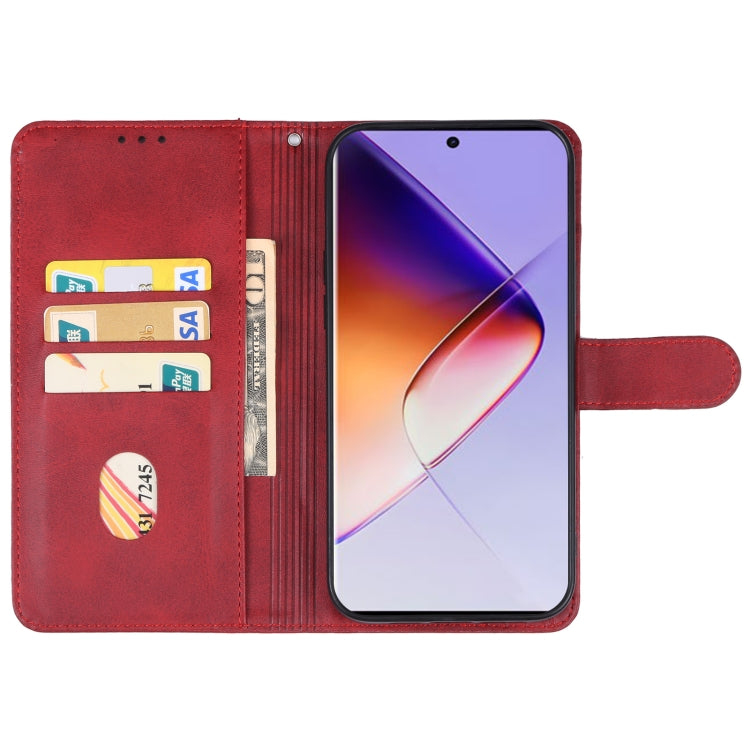 For Infinix Note 40 Leather Phone Case(Red) - Infinix Cases by PMC Jewellery | Online Shopping South Africa | PMC Jewellery | Buy Now Pay Later Mobicred