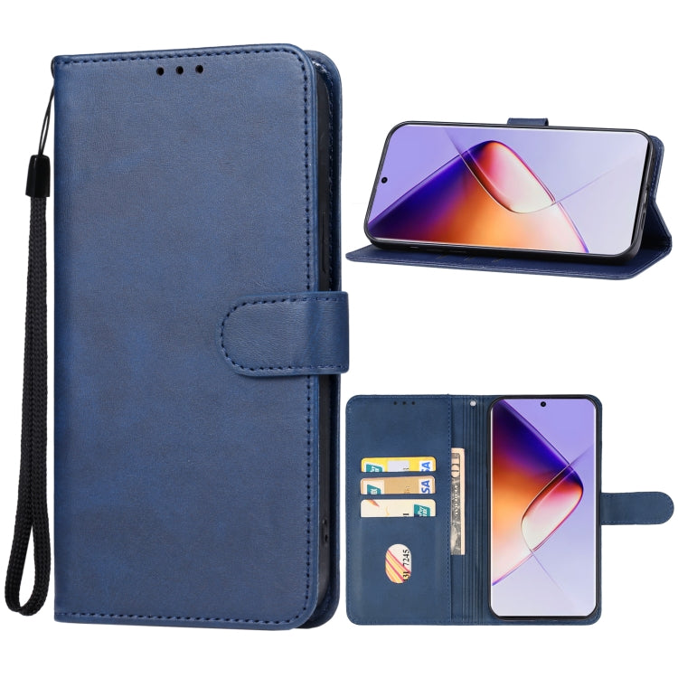 For Infinix Note 40 Leather Phone Case(Blue) - Infinix Cases by PMC Jewellery | Online Shopping South Africa | PMC Jewellery | Buy Now Pay Later Mobicred