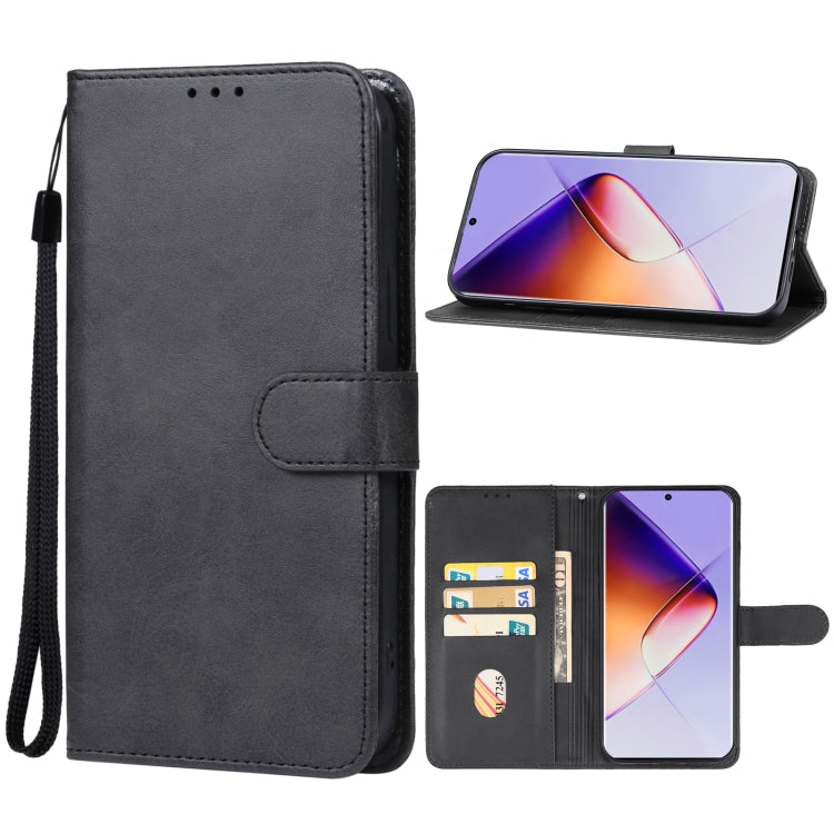 For Infinix Note 40 Pro Leather Phone Case(Black) - Infinix Cases by PMC Jewellery | Online Shopping South Africa | PMC Jewellery | Buy Now Pay Later Mobicred