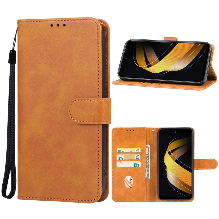 For Infinix Smart 8 Plus Leather Phone Case(Brown) - Infinix Cases by PMC Jewellery | Online Shopping South Africa | PMC Jewellery | Buy Now Pay Later Mobicred