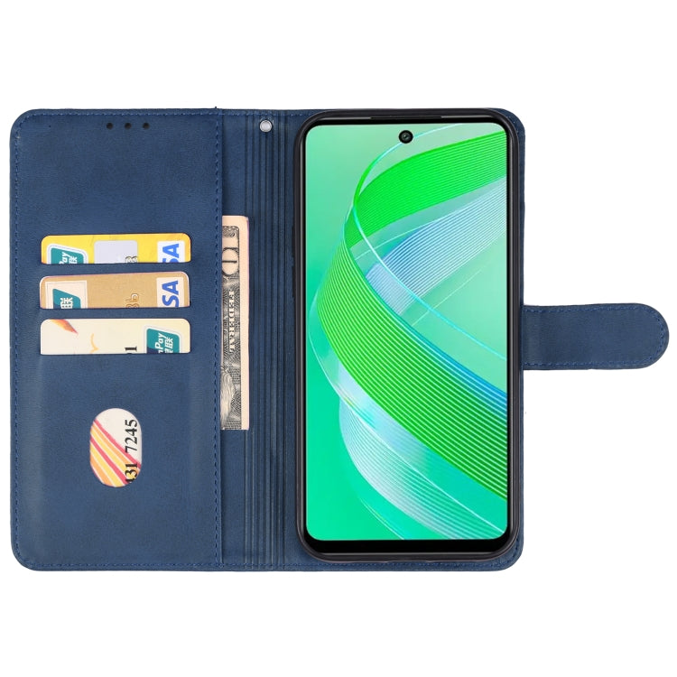 For Infinix Smart 8 Pro Leather Phone Case(Blue) - Infinix Cases by PMC Jewellery | Online Shopping South Africa | PMC Jewellery | Buy Now Pay Later Mobicred