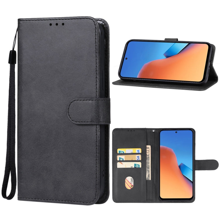 For Xiaomi Redmi 12 Leather Phone Case(Black) - Xiaomi Cases by PMC Jewellery | Online Shopping South Africa | PMC Jewellery | Buy Now Pay Later Mobicred