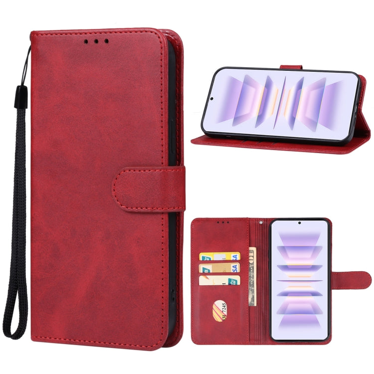 For Xiaomi Redmi K70 Pro Leather Phone Case(Red) - K70 Pro Cases by PMC Jewellery | Online Shopping South Africa | PMC Jewellery | Buy Now Pay Later Mobicred