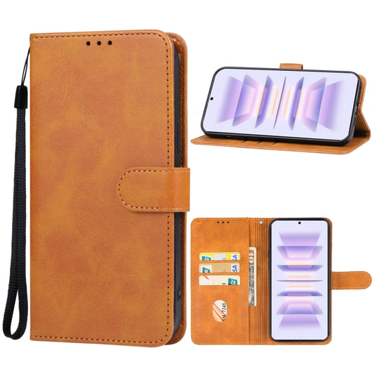 For Xiaomi Redmi K70 Pro Leather Phone Case(Brown) - K70 Pro Cases by PMC Jewellery | Online Shopping South Africa | PMC Jewellery | Buy Now Pay Later Mobicred