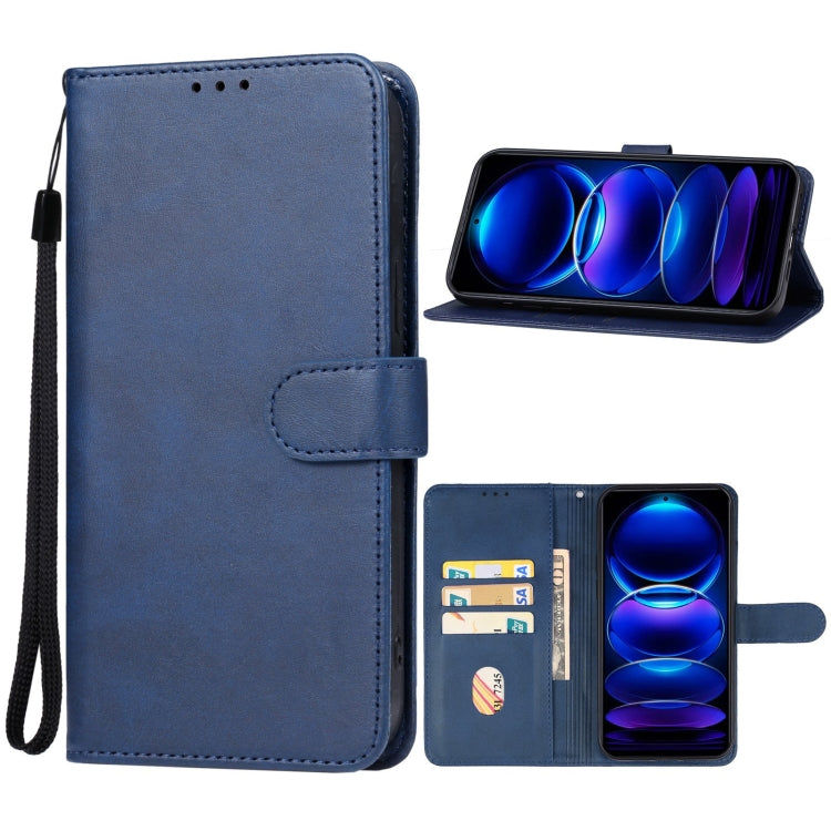 For Xiaomi Redmi Note 13 Pro 5G Leather Phone Case(Blue) - Xiaomi Cases by PMC Jewellery | Online Shopping South Africa | PMC Jewellery | Buy Now Pay Later Mobicred