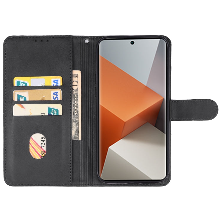 For Xiaomi Redmi Note 13 Pro+ Leather Phone Case(Black) - Xiaomi Cases by PMC Jewellery | Online Shopping South Africa | PMC Jewellery | Buy Now Pay Later Mobicred