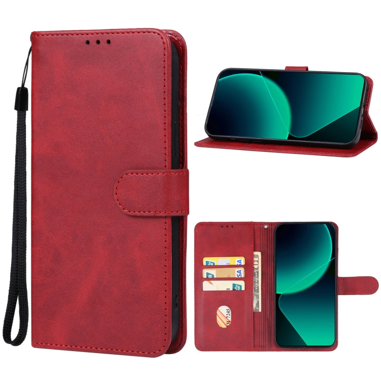 For Xiaomi 14 Pro Leather Phone Case(Red) - Xiaomi Cases by PMC Jewellery | Online Shopping South Africa | PMC Jewellery | Buy Now Pay Later Mobicred