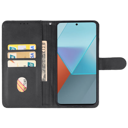 For Xiaomi Redmi Note 13 Pro 4G/Poco M6 Pro 4G Leather Phone Case(Black) - Note 13 Pro Cases by PMC Jewellery | Online Shopping South Africa | PMC Jewellery | Buy Now Pay Later Mobicred