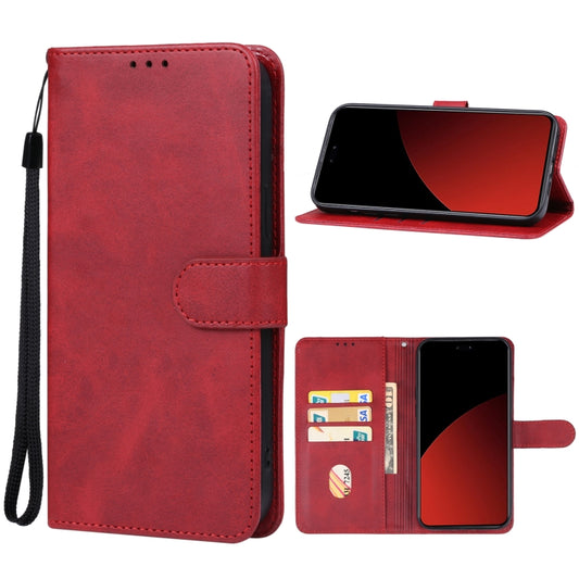 For Xiaomi Civi 4 Pro Leather Phone Case(Red) - Xiaomi Cases by PMC Jewellery | Online Shopping South Africa | PMC Jewellery | Buy Now Pay Later Mobicred