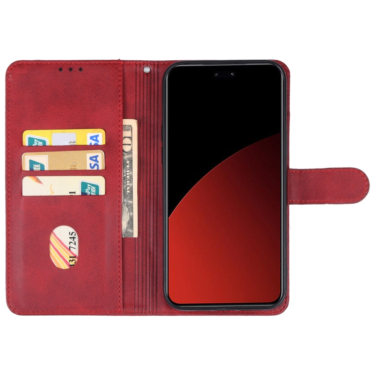 For Xiaomi Civi 4 Pro Leather Phone Case(Red) - Xiaomi Cases by PMC Jewellery | Online Shopping South Africa | PMC Jewellery | Buy Now Pay Later Mobicred