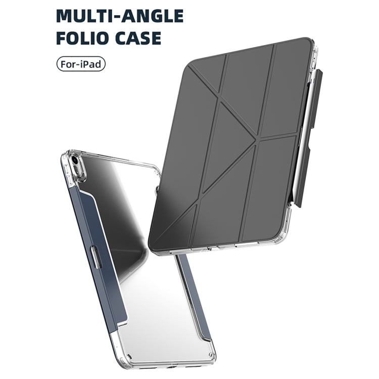 For iPad Pro 13 2024 Mutural Deformation Stand Smart Leather Tablet Case(Dark Blue) - free shipping - PMC TechLife - Order now!