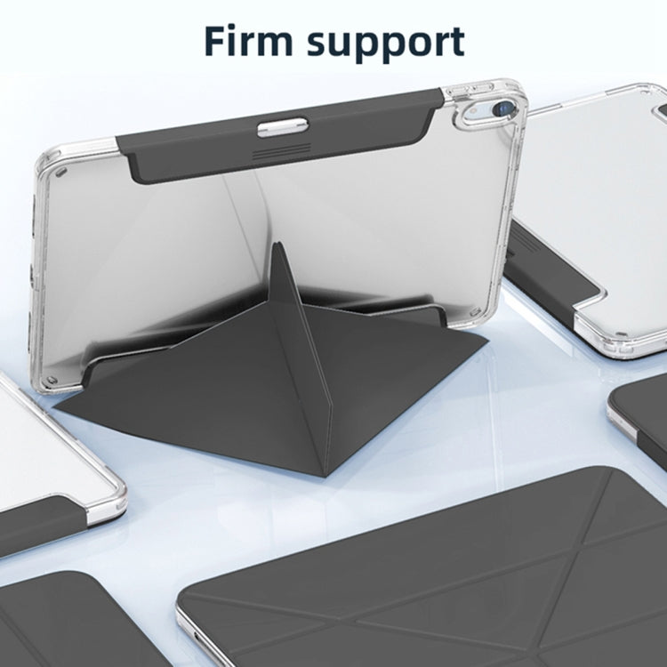 For iPad Pro 11 2022 / 2021 / 2020 Mutural Deformation Stand Smart Leather Tablet Case(Pink) - free shipping - PMc TechLife - Order now!