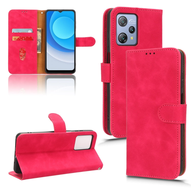 For Blackview A53 Pro Skin Feel Magnetic Flip Leather Phone Case(Rose Red) - More Brand by PMC Jewellery | Online Shopping South Africa | PMC Jewellery | Buy Now Pay Later Mobicred