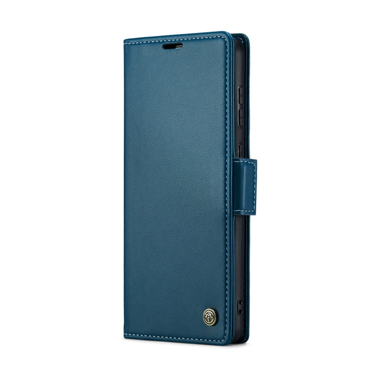 For Samsung Galaxy S20 FE CaseMe 023 Butterfly Buckle Litchi Texture RFID Anti-theft Leather Phone Case(Blue) - Galaxy S20 FE Cases by CaseMe | Online Shopping South Africa | PMC Jewellery | Buy Now Pay Later Mobicred