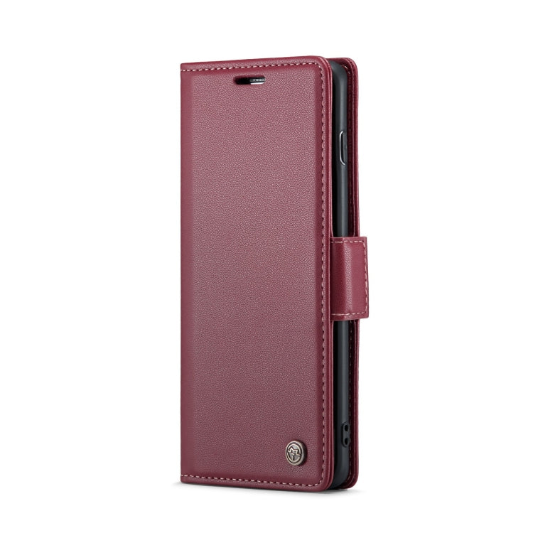 For Samsung Galaxy S10+ CaseMe 023 Butterfly Buckle Litchi Texture RFID Anti-theft Leather Phone Case(Wine Red) - Galaxy Phone Cases by CaseMe | Online Shopping South Africa | PMC Jewellery | Buy Now Pay Later Mobicred