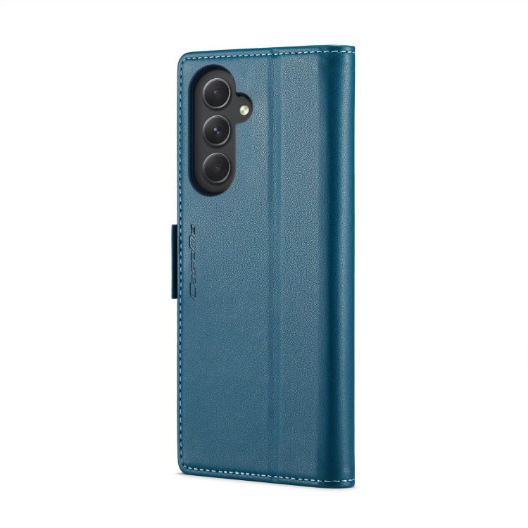 For Samsung Galaxy A54 5G CaseMe 023 Butterfly Buckle Litchi Texture RFID Anti-theft Leather Phone Case(Blue) - Galaxy Phone Cases by CaseMe | Online Shopping South Africa | PMC Jewellery | Buy Now Pay Later Mobicred