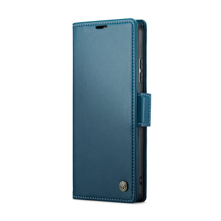 For Xiaomi Redmi Note 13 Pro+ 5G CaseMe 023 Butterfly Buckle Litchi Texture RFID Anti-theft Leather Phone Case(Blue) - Xiaomi Cases by CaseMe | Online Shopping South Africa | PMC Jewellery | Buy Now Pay Later Mobicred