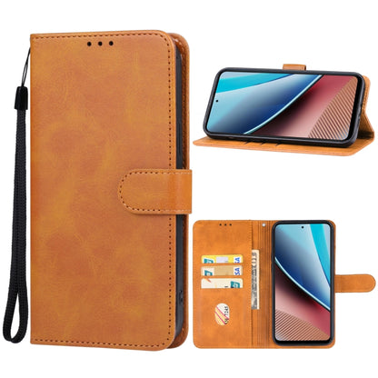 For Motorola Moto G Stylus 2023 4G Leather Phone Case(Brown) - Motorola Cases by PMC Jewellery | Online Shopping South Africa | PMC Jewellery | Buy Now Pay Later Mobicred