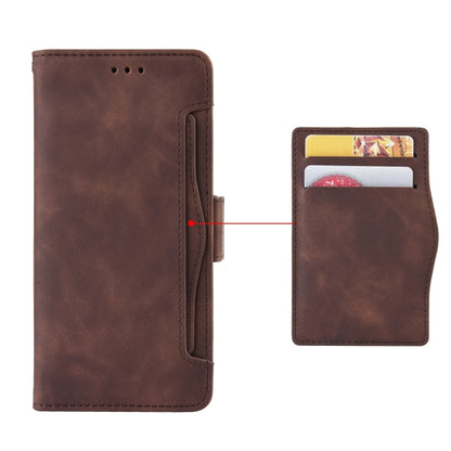 For Motorola Moto G 5G 2023 Skin Feel Calf Texture Card Slots Leather Phone Case(Brown) - Motorola Cases by PMC Jewellery | Online Shopping South Africa | PMC Jewellery | Buy Now Pay Later Mobicred