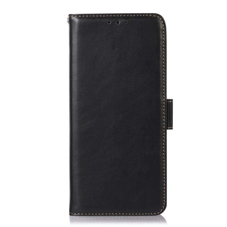 For OPPO A1 5G Crazy Horse Top Layer Cowhide Leather Phone Case(Black) - OPPO Cases by PMC Jewellery | Online Shopping South Africa | PMC Jewellery | Buy Now Pay Later Mobicred