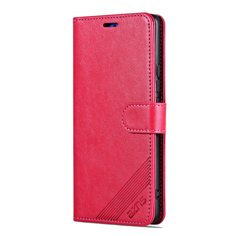 For vivo X200 AZNS Sheepskin Texture Flip Leather Phone Case(Red) - X200 Cases by AZNS | Online Shopping South Africa | PMC Jewellery | Buy Now Pay Later Mobicred