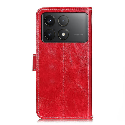 For Xiaomi Redmi K70 5G / K70 Pro 5G Retro Crazy Horse Texture Leather Phone Case(Red) - K70 Cases by PMC Jewellery | Online Shopping South Africa | PMC Jewellery | Buy Now Pay Later Mobicred