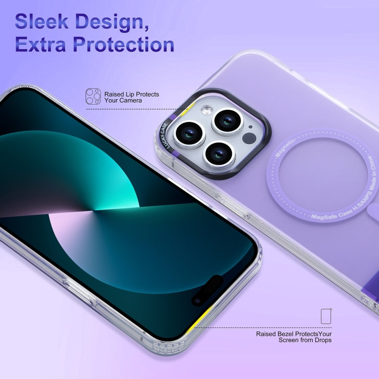 For iPhone 15 Plus PC + TPU IMD MagSafe Magnetic Phone Case(Blue) - free shipping - PMC TechLife - Order now!