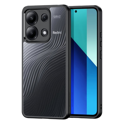 For Xiaomi Redmi Note 13 4G DUX DUCIS Aimo Series TPU + PC Frosted Feel Phone Case(Black) - Note 13 Cases by DUX DUCIS | Online Shopping South Africa | PMC Jewellery | Buy Now Pay Later Mobicred