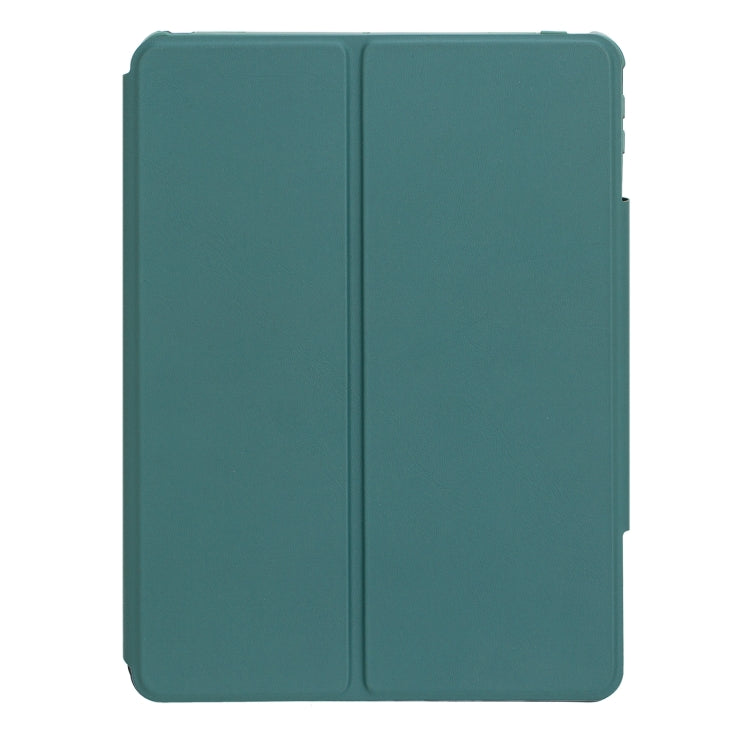 For iPad 10th Gen 10.9 2022 F10B 360 Rotation Acrylic Transparent Bluetooth Keyboard Leather Case(Green) - Universal by PMC Jewellery | Online Shopping South Africa | PMC Jewellery