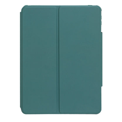 For iPad 10th Gen 10.9 2022 F10B 360 Rotation Acrylic Transparent Bluetooth Keyboard Leather Case(Green) - Universal by PMC Jewellery | Online Shopping South Africa | PMC Jewellery