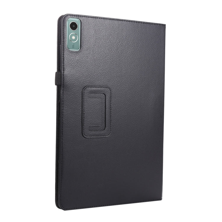 For Lenovo Xiaoxin Pad Pro 12.7 Litchi Texture Leather Tablet Case(Black) - Lenovo by PMC Jewellery | Online Shopping South Africa | PMC Jewellery