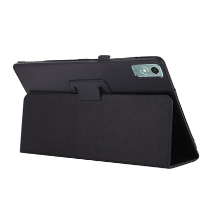 For Lenovo Xiaoxin Pad Pro 12.7 Litchi Texture Leather Tablet Case(Black) - Lenovo by PMC Jewellery | Online Shopping South Africa | PMC Jewellery